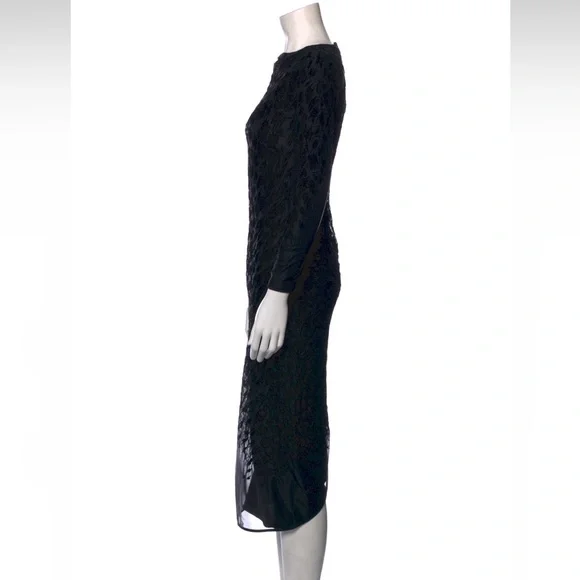 MUGLER FW 2011 runway leopard print long dress - Picture 4 of 9